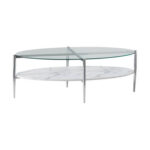 Keir Glass Top Coffee Table - Chic Decora