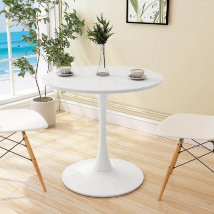 Iphigenia Pedestal Coffee Table,Cocktail Table,center table - Chic Decora