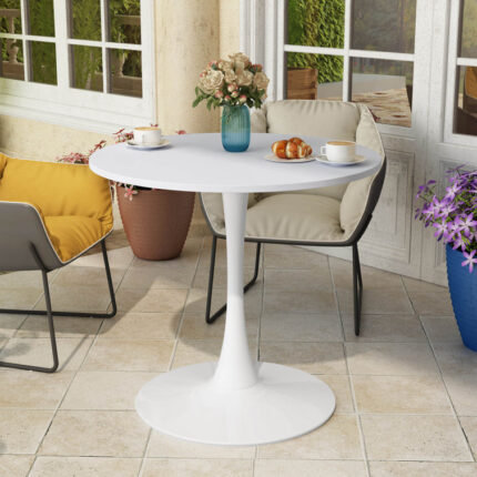 Is-Haq Pedestal Coffee Table,Cocktail Table,center table - Chic Decora