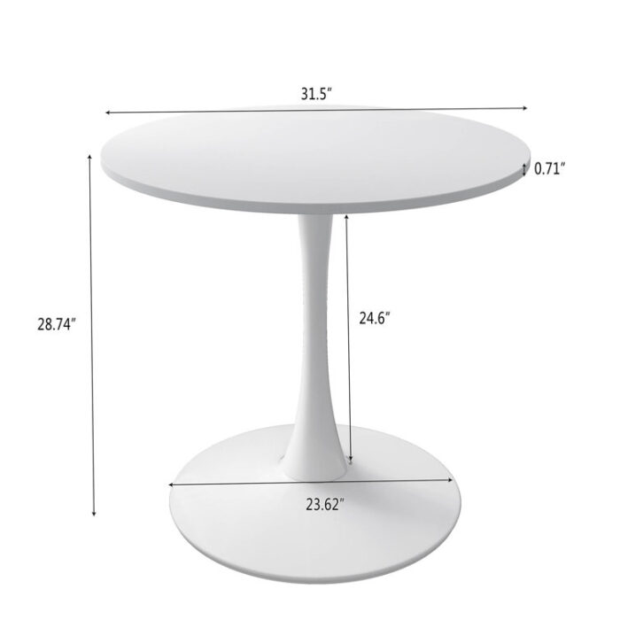 Is-Haq Pedestal Coffee Table,Cocktail Table,center table - Chic Decora