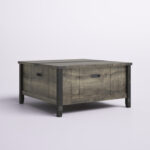 Ivybridge Farmhouse Lift Top 4 Leg Coffee Wood Center Table for Living Room Extra Large Hidden Storage - Chic Decora