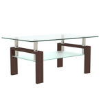 Jabora Glass Top Coffee Table - Chic Decora