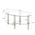 Jamont Glass Coffee Table - Chic Decora