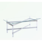 Janeika Glass Top Coffee Table - Chic Decora