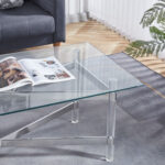 Janeika Glass Top Coffee Table - Chic Decora