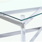 Janeika Glass Top Coffee Table - Chic Decora