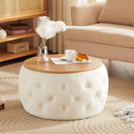 Bodeswell Coffee Table with Storage - Chic Decora