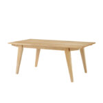 Japandi Minimal Solid Wood Rectangle Coffee Table - Chic Decora