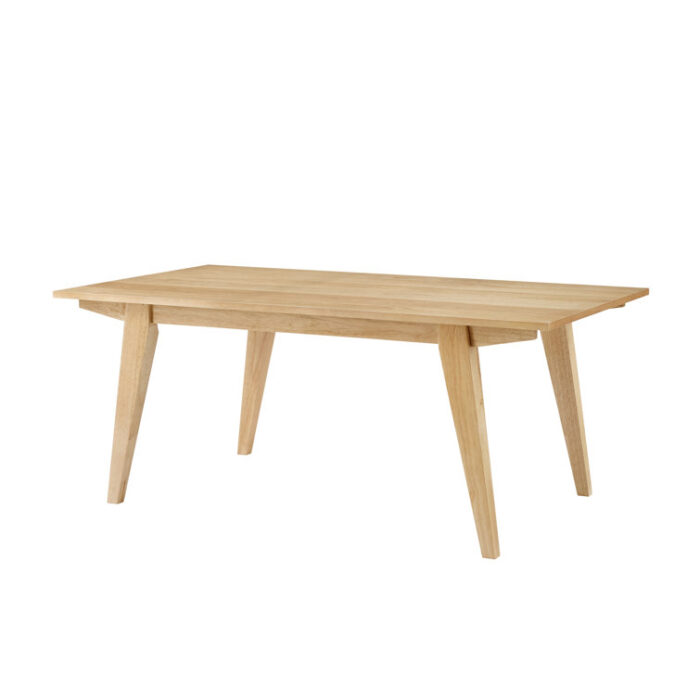 Japandi Minimal Solid Wood Rectangle Coffee Table - Chic Decora