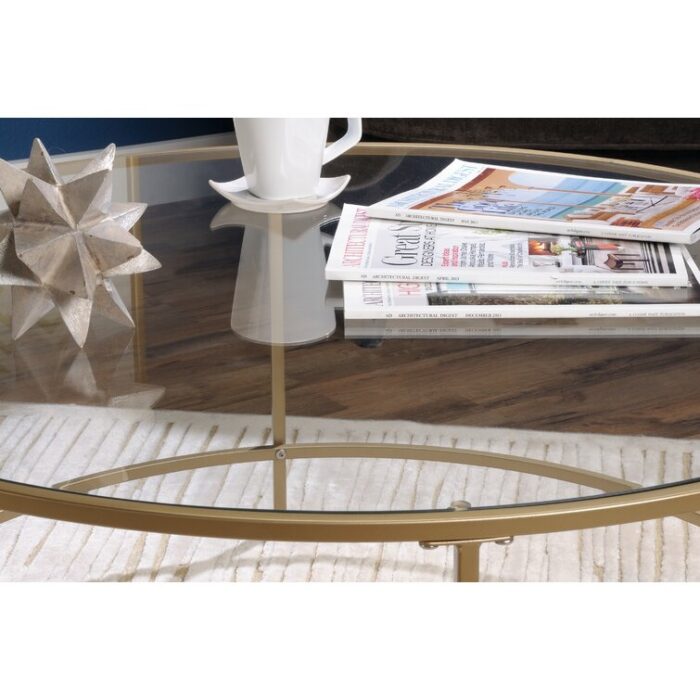 Jayde Glass Top Coffee Table - Chic Decora