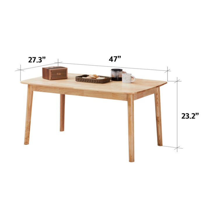 Jerene Solid Wood Coffee Table - Chic Decora