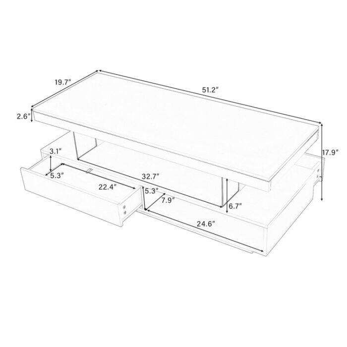 Jolleen Coffee Table - Chic Decora