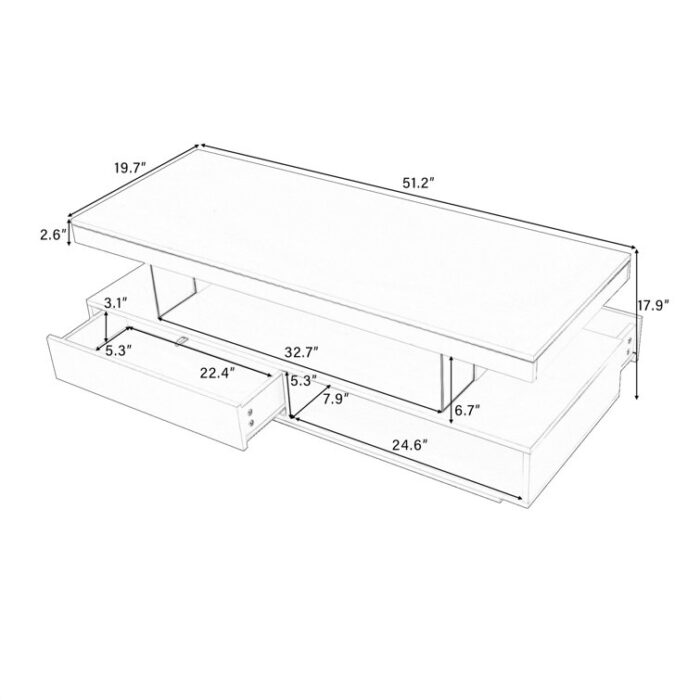 Josephene Coffee Table - Chic Decora