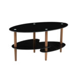 Kaimerry Glass Top Single Coffee Table - Chic Decora