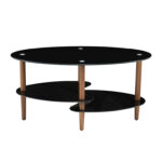 Kaimerry Glass Top Single Coffee Table - Chic Decora