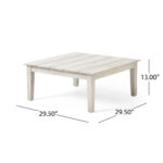 Kaivon Solid Wood Single Coffee Table - Chic Decora