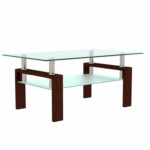 Katisha Glass Top Coffee Table - Chic Decora