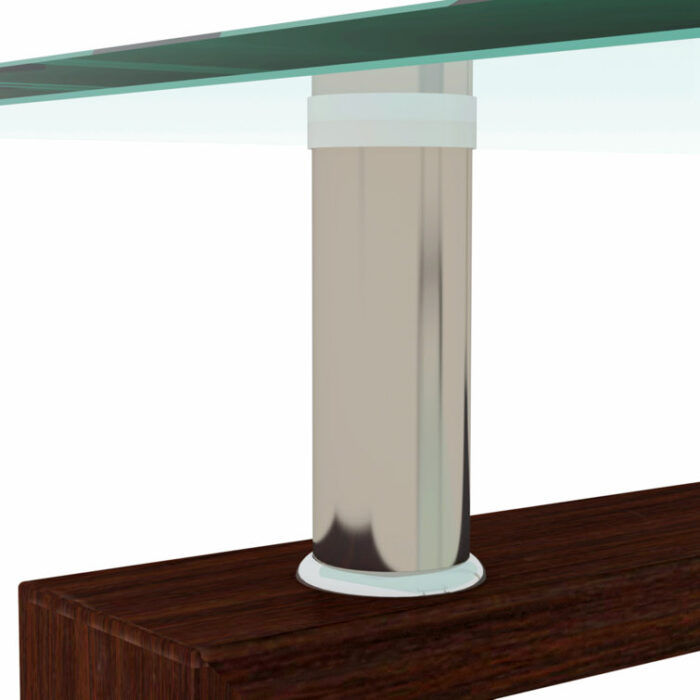 Katisha Glass Top Coffee Table - Chic Decora