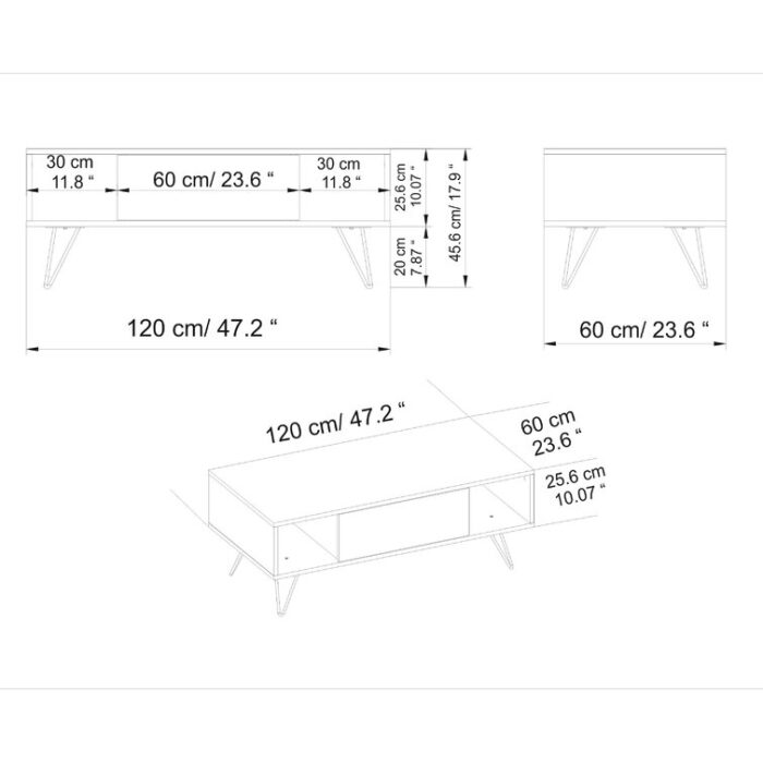 Kayce Coffee Table - Chic Decora