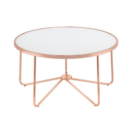 Sereya Glass Top Single Coffee Table - Chic Decora