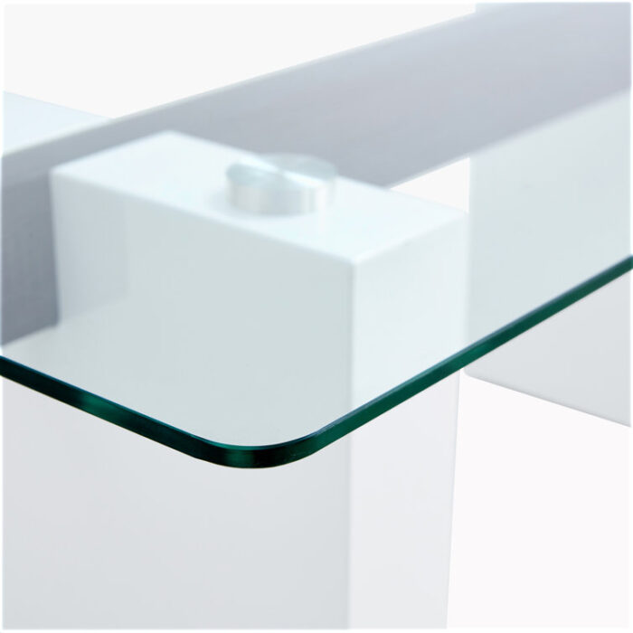 Kendelle Glass Top Single Coffee Table - Chic Decora