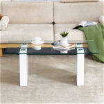 Kendelle Glass Top Single Coffee Table - Chic Decora