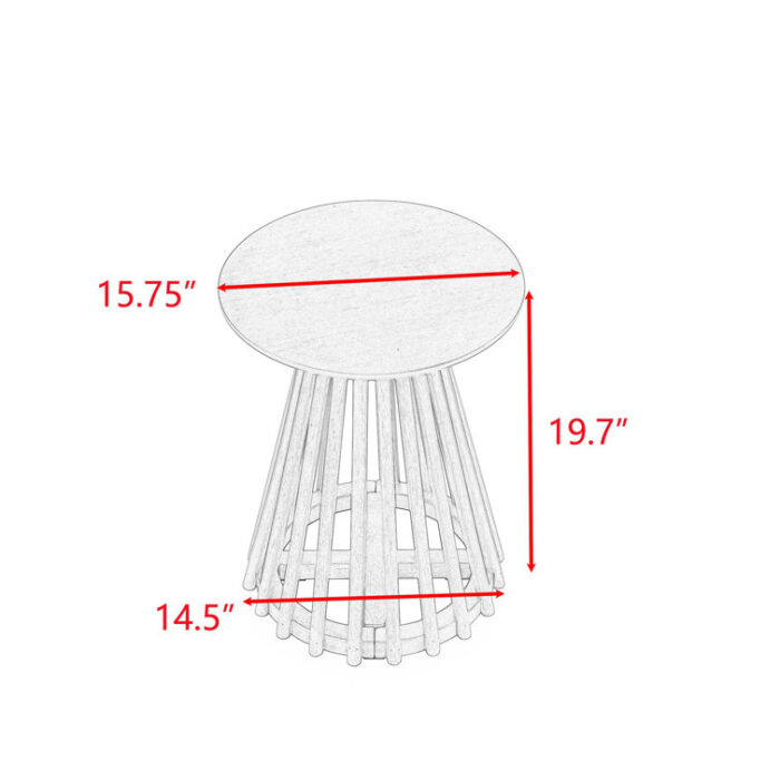 Kezaria Single Coffee Table - Chic Decora