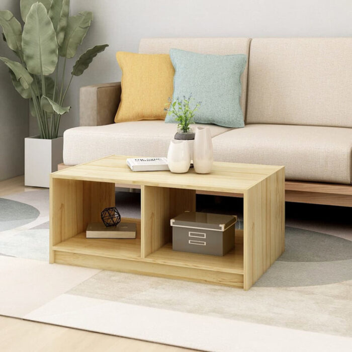 Killough Solid Wood Single Coffee Table - Chic Decora