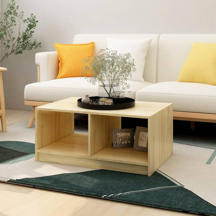 Killough Solid Wood Single Coffee Table - Chic Decora