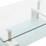 Kutlay Glass Top Coffee Table - Chic Decora