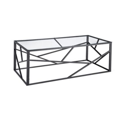 Laith Glass Top Coffee Table - Chic Decora