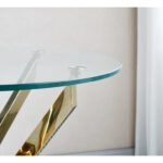 Loberta Glass Top Coffee Table - Chic Decora