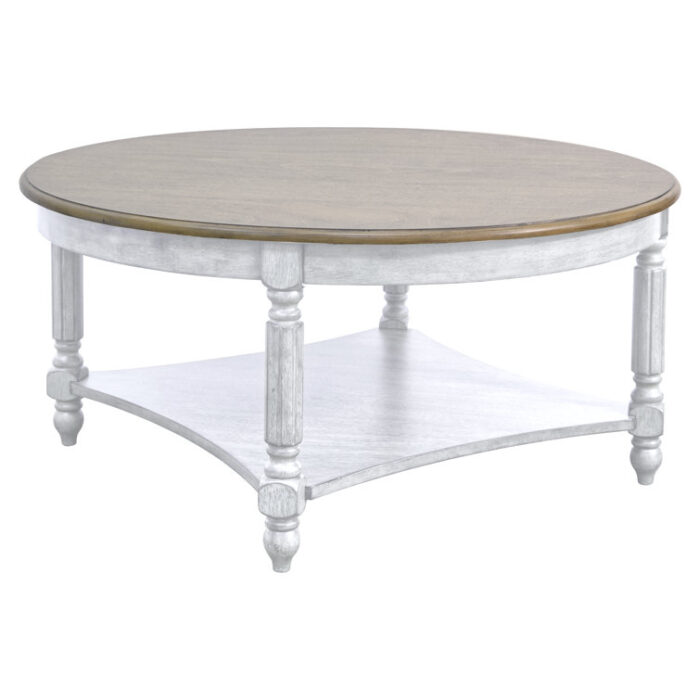 Locke Solid Wood Single Coffee Table - Chic Decora