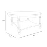 Locke Solid Wood Single Coffee Table - Chic Decora