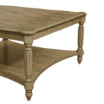 Locke Solid Wood Square Coffee Table - Chic Decora