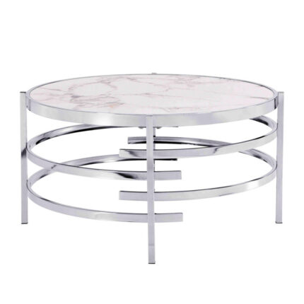 Bodhild Glass Top Single Coffee Table - Chic Decora