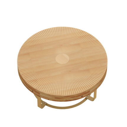 Maddix Solid Wood Top Coffee Table - Chic Decora