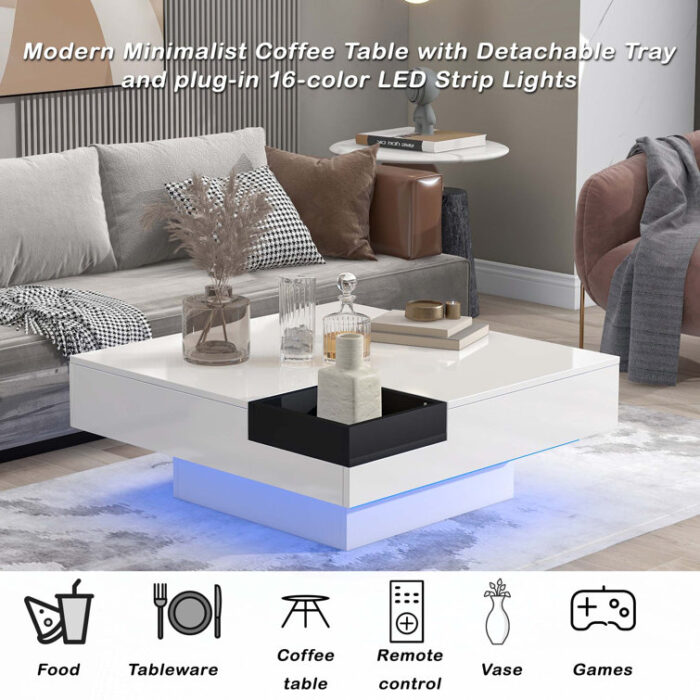 Makynze Coffee Table - Chic Decora