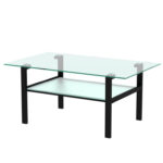 Marieann Glass Top Coffee Table - Chic Decora