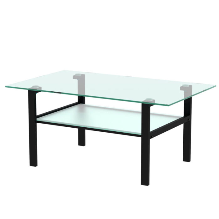 Marieann Glass Top Coffee Table - Chic Decora