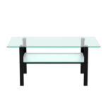 Marieann Glass Top Coffee Table - Chic Decora