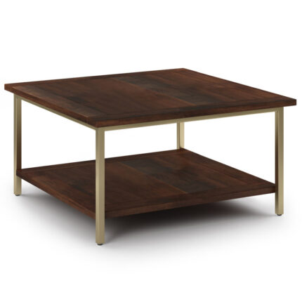 Martines Solid Wood Top Coffee Table - Chic Decora