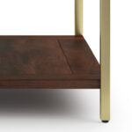 Martines Solid Wood Top Coffee Table - Chic Decora