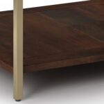 Martines Solid Wood Top Coffee Table - Chic Decora