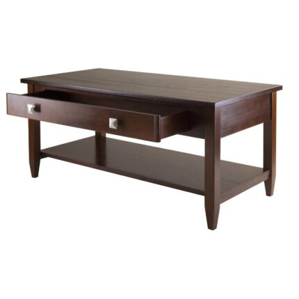 Mccrea Solid Wood Top Coffee Table - Chic Decora