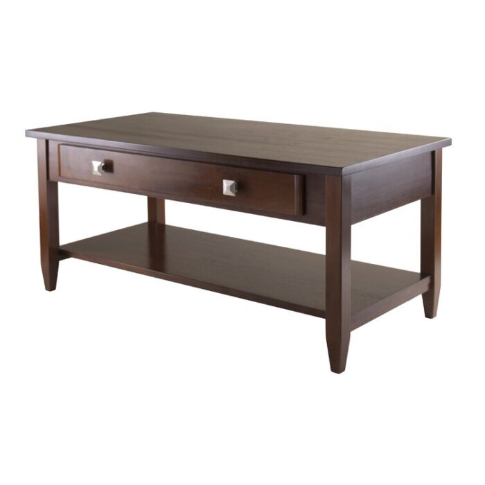 Mccrea Solid Wood Top Coffee Table - Chic Decora