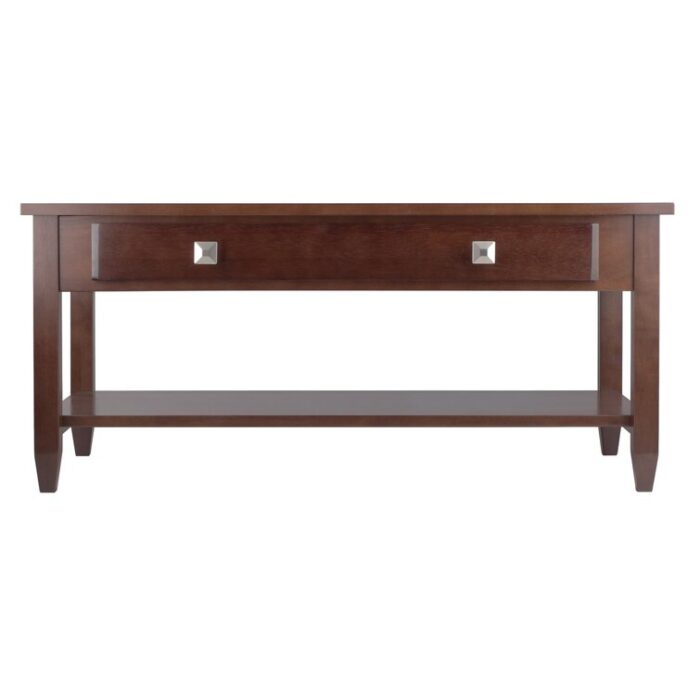 Mccrea Solid Wood Top Coffee Table - Chic Decora