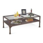 Emanuel Glass Top Coffee Table - Chic Decora