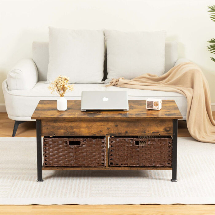 Metal Coffee Table - Chic Decora