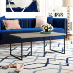 Aganlane Solid Wood Top Coffee Table - Chic Decora